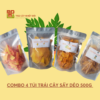 combo 4 túi trái cây sấy dẻo