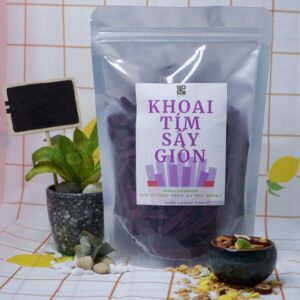 khoai lang tím sấy túi 500G