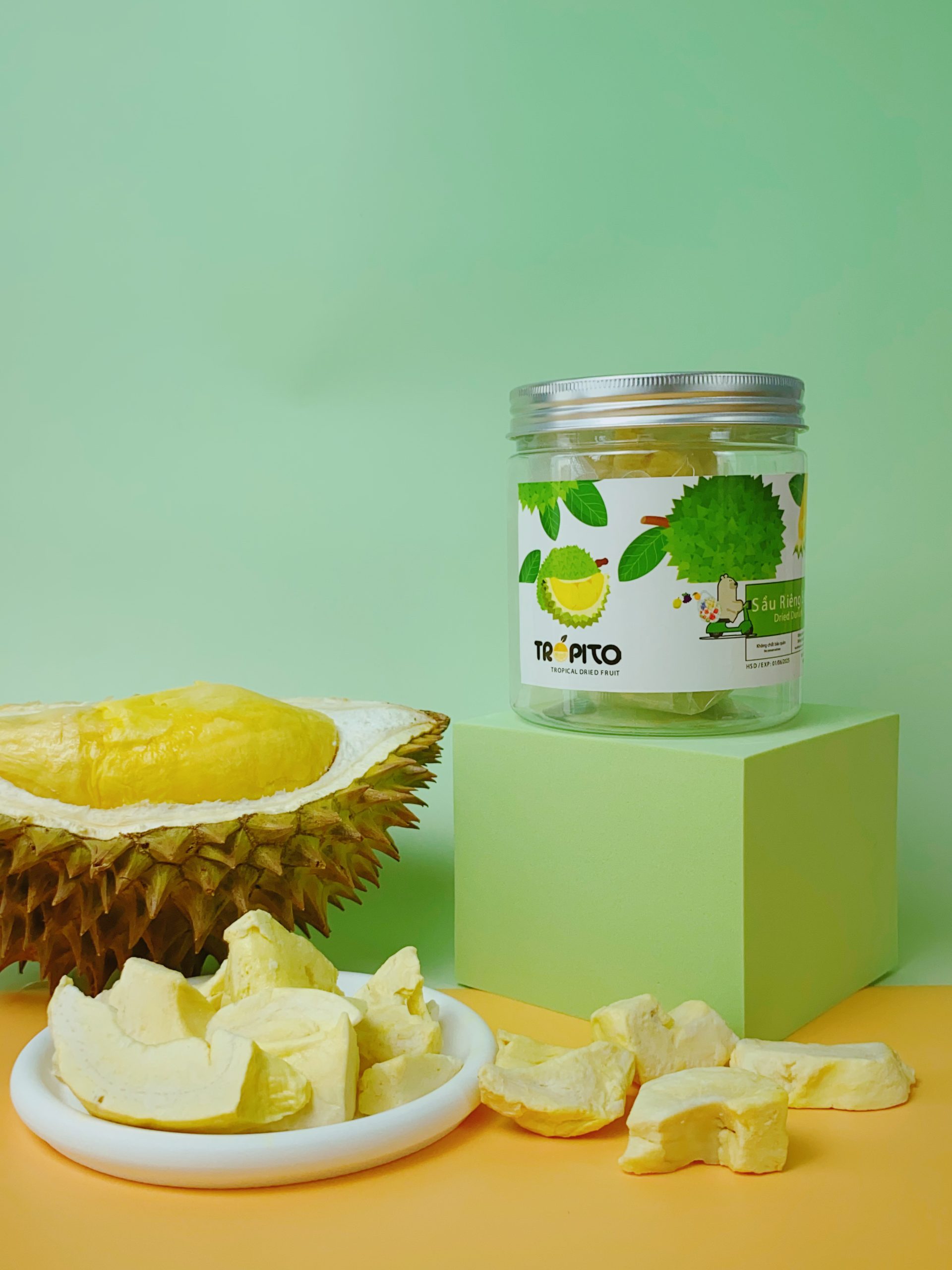 Sầu riêng sấy thăng hoa tropito